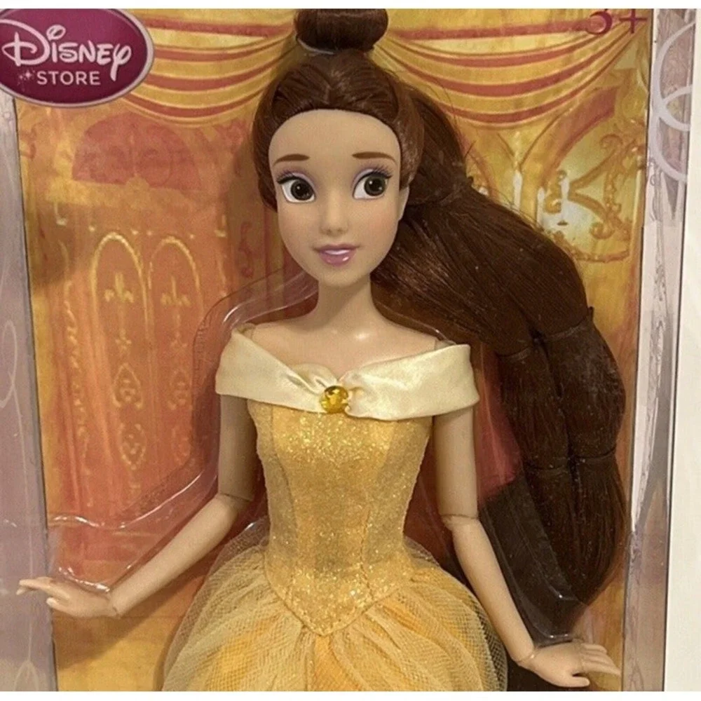 Belle Classic Doll Disney Store Beauty And The‎ Beast Retired Lot Of 4 NEW